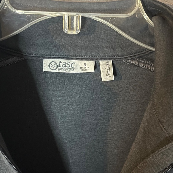 tasc performance 1/4 Zip Pullover Mens Small Pimaluxe Stretch Navy Blue Bamboo - Picture 6 of 8